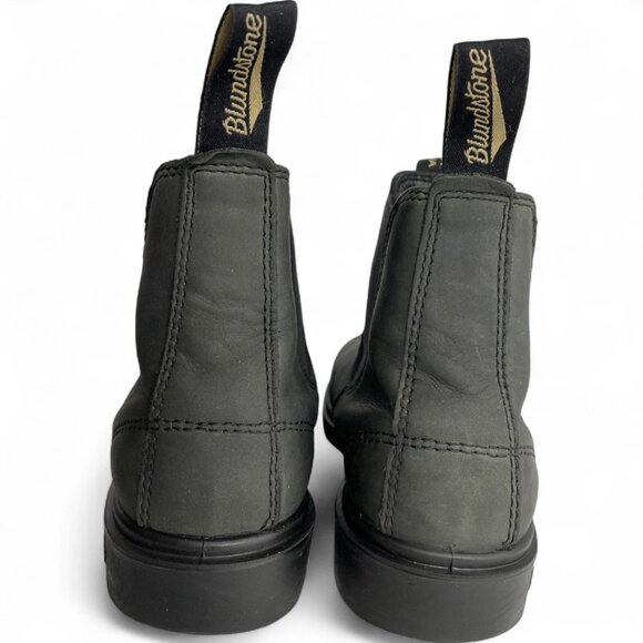 Blundstone Charcoal Gray Leather Chelsea Australian Boots Men's 5.5 Women's 7.5 - Picture 10 of 15